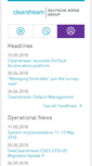 Mobile Screenshot of clearstream.com